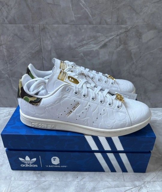 Brand new men’s Adidas X BAPE x Stan Smith 30th Anniversary Us Size 8.5