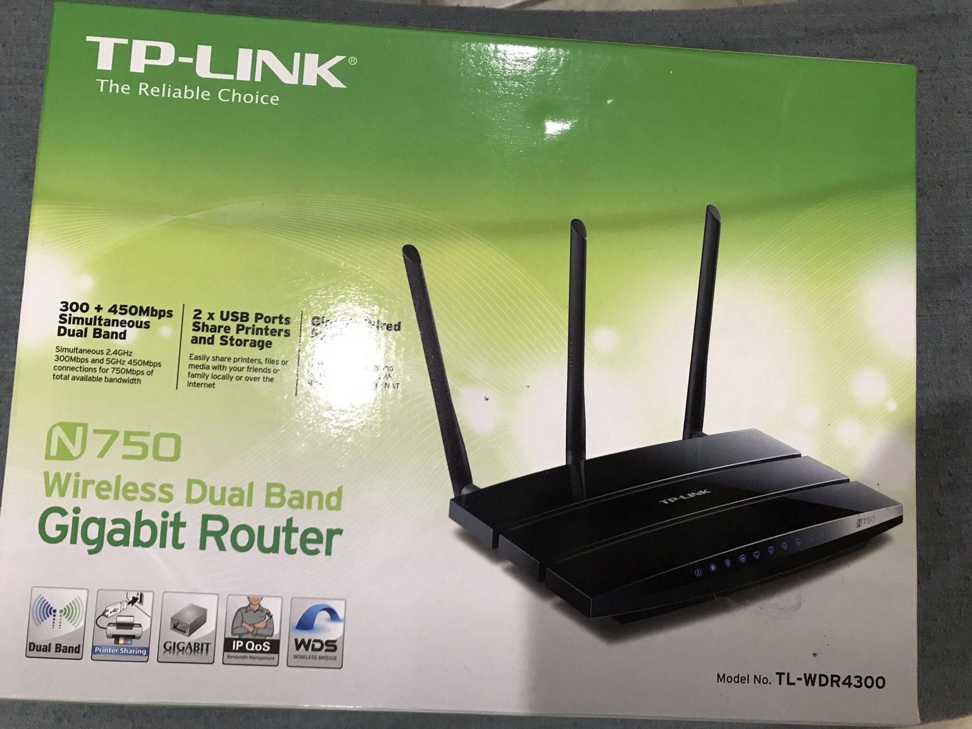 N750 wireless dual band router