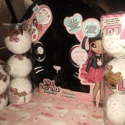 Rainbow And Lol Dolls