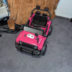 Remote Control Pink Jeep For Kids