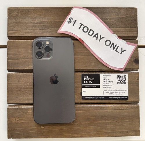 ๐ iPhone 12 Pro Max 5Gโ Premium Features, Only $5 Down to Start! - Smartphone