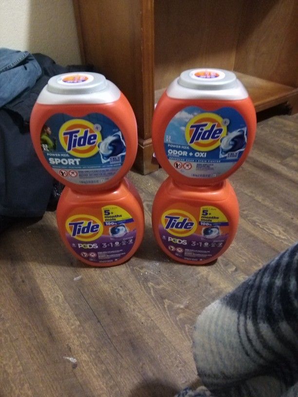 Tide Pods 102 Count And 32xl Count
