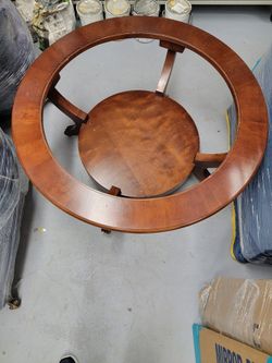 Antique Cocktail Round Table