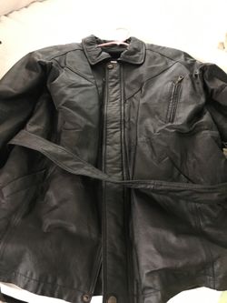 Leather jacket for men M