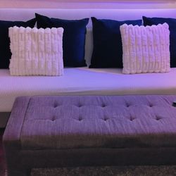 ""BEST OFFER ""Sleep sofa And Ottoman With Storage 