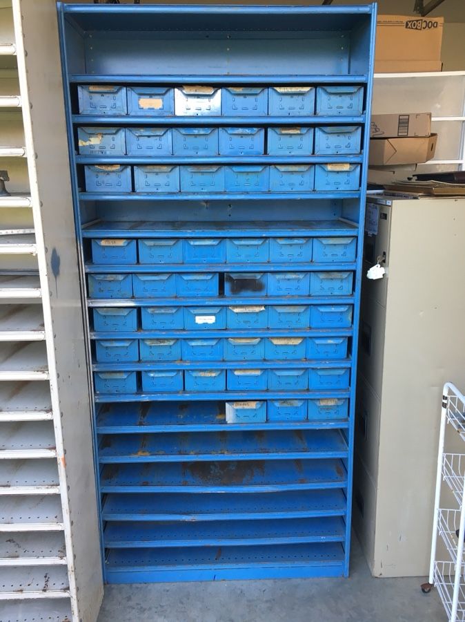 Storage Cabinet with 51 Bins