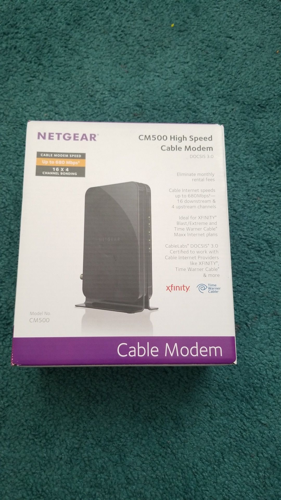 Netgear CM500 comcast Modem