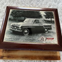 Vintage Collectible 1st Toyota Was Sold In The United States In 1957 High end Jewelry Box. RARE . 