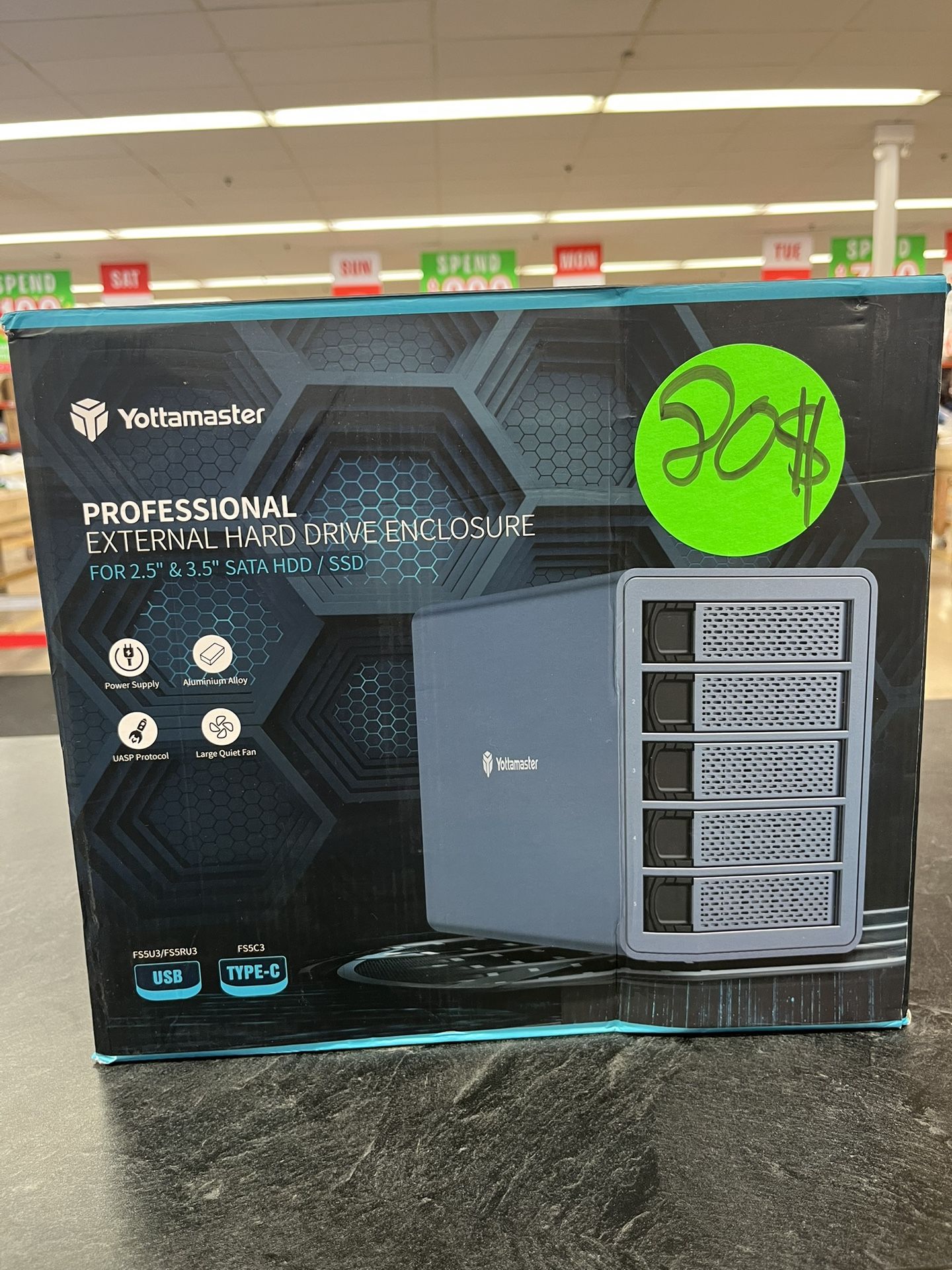 Yottamaster External Hard Drive Enclosure