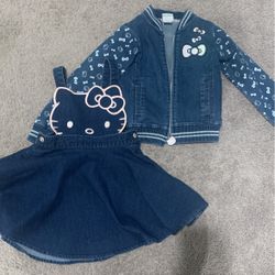 Hello Kitty Jean Jacket/ Dress 