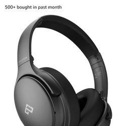Active Noise Cancelling Headphones, H1 Wireless Over Ear Bluetooth Headphones, Deep Bass Headset, Low Latency, Memory Foam Ear Cups,40H Playtime

