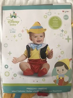 Pinocchio Costume 6m-12m