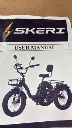 ❤️‍🔥 Skeri Electric Tricycle for Adults,