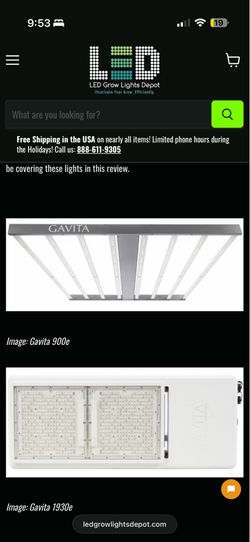 Gavita led grow lights