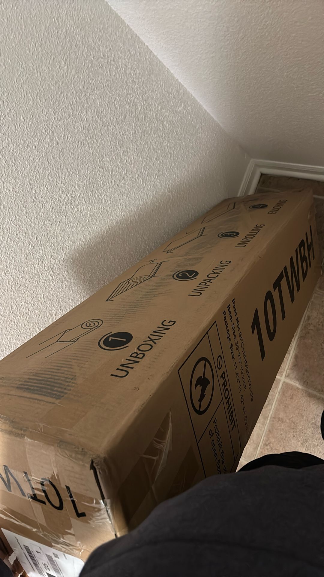 Twin Cooling Gel  Memory Foam Mattress 