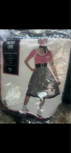 Car Hop Cutie 4-Piece Costume Small