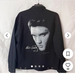 Elvis Black Jean Jacket