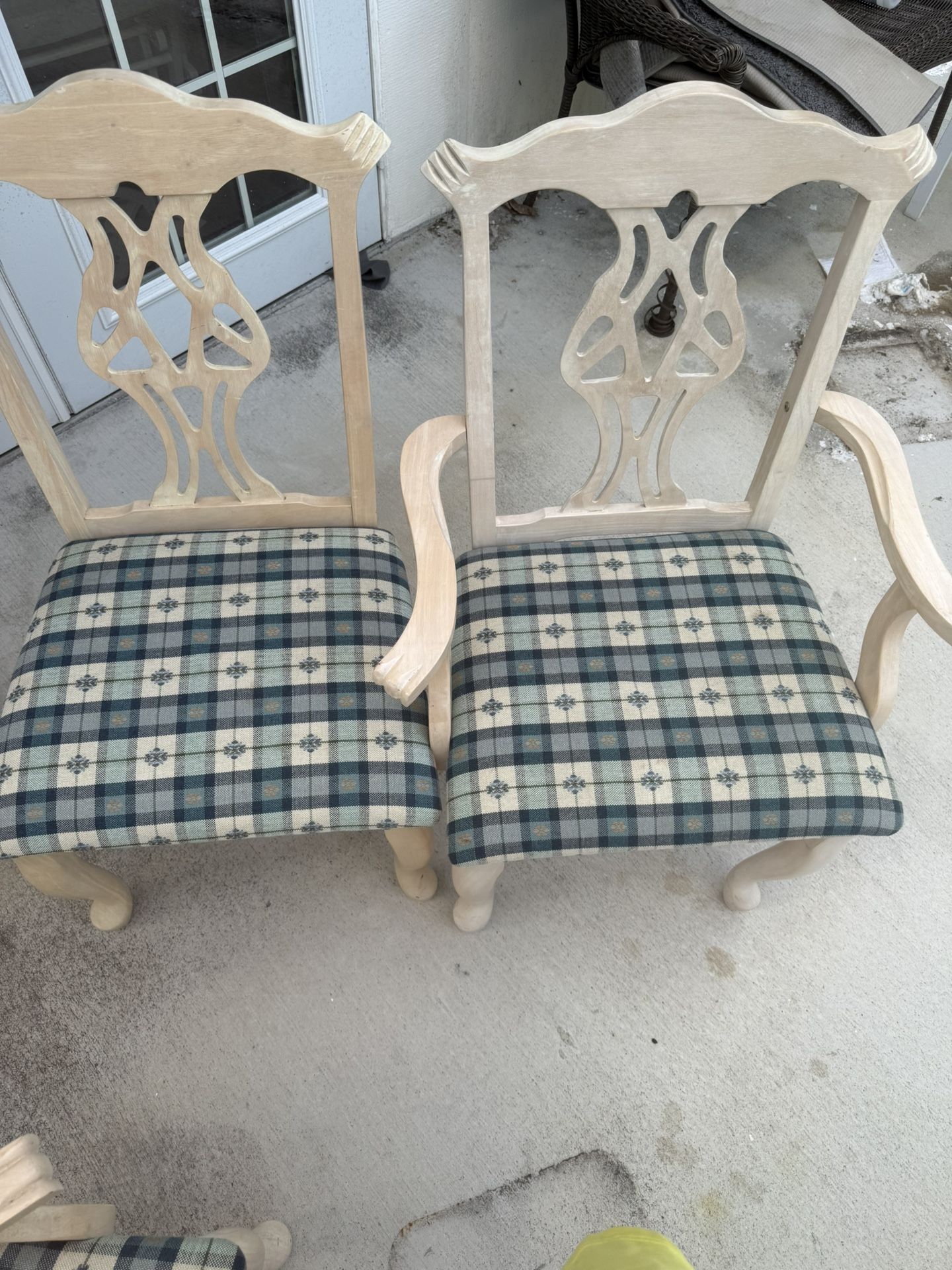 Vintage Queen Ann Dining Chairs
