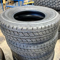 4x Bridgestone AllTerrain tires AT 255/75/17 100%  255-75-17  We can install for $100 