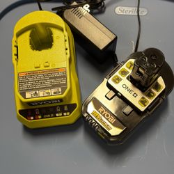 Ryobi 18v Lithium 4ah Charger With Battery High Performance 