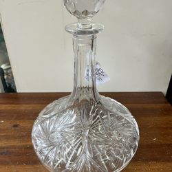 Crystal decanter $50