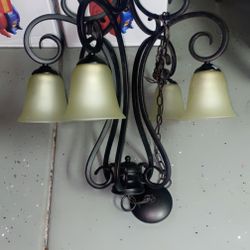 Old Fashioned Vintage Lamp, Lampara Vintage Antigua