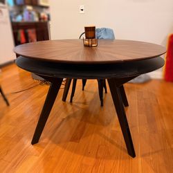 Round Solid Wood Dining Table