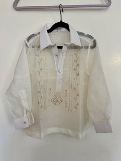 New Toddler barong Tagalog