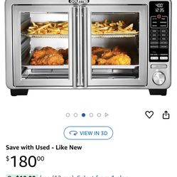 Gourmia XL Digital Air Fryer Toaster Oven