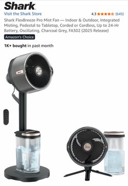 Shark FlexBreeze Pro Mist Fan — Indoor & Outdoor