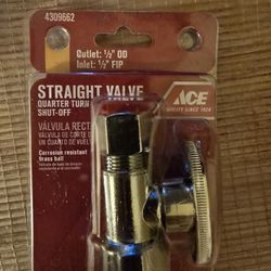 1/2 To 1/2 Water Valve - 3 Pack