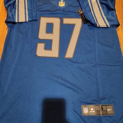 NFL Detroit  Lions football uniform No.97 Aidan Hutchinson jersey