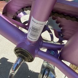 HUFFY Purple Bike