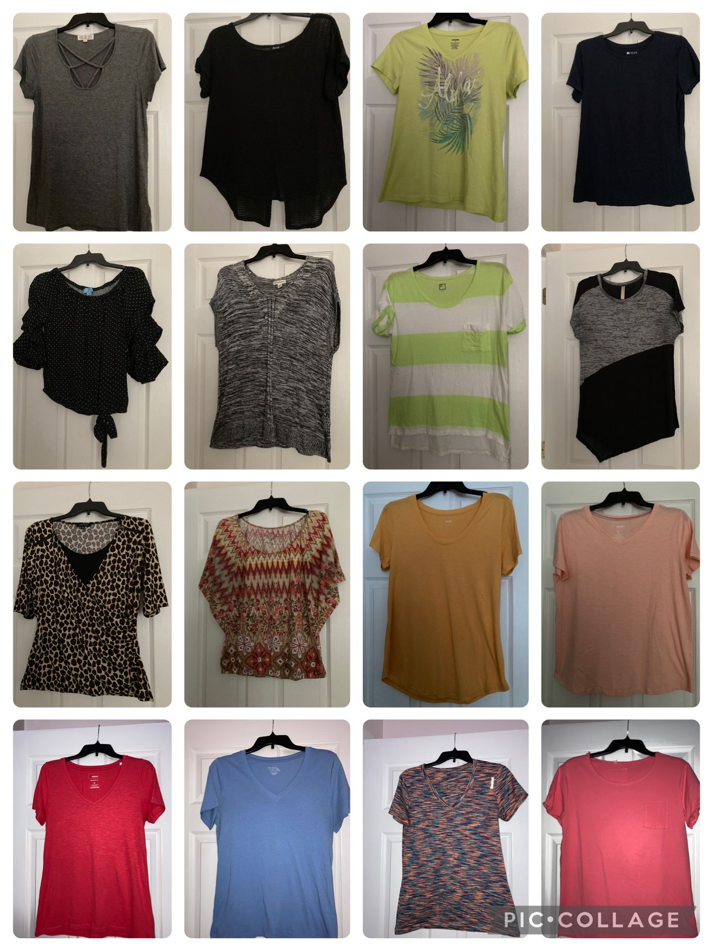 Ladies Gently Worn Short Sleeve Tops