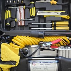 Drive Air Compressor/ Tire Repair Kit 