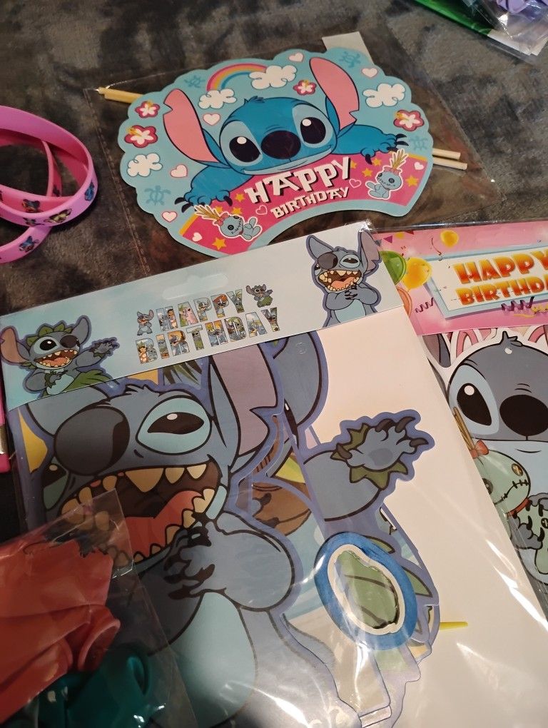 Lilo and stitch Birthday lot