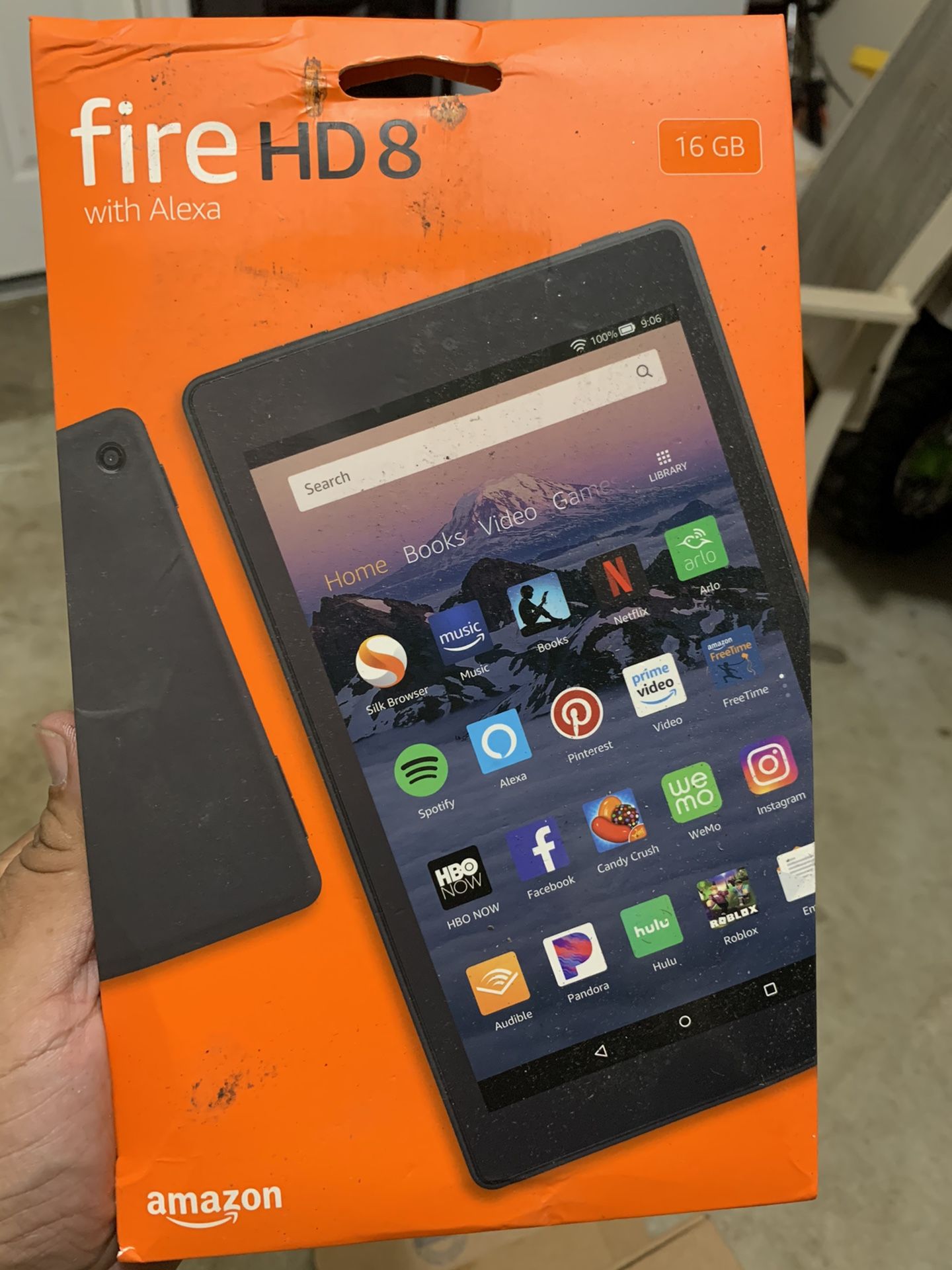 Fire HD 8 tablet 16GB....$40