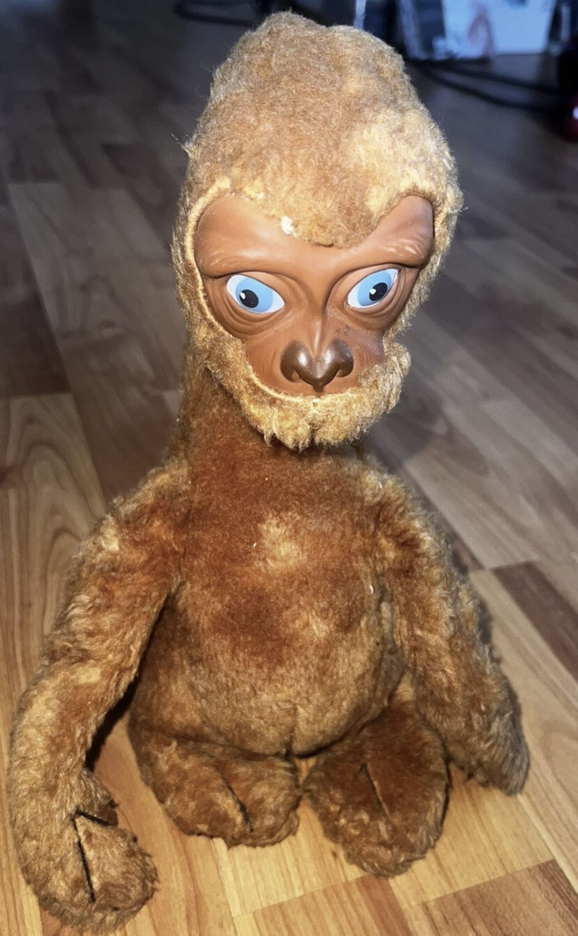 Vintage Rushton Company 1982 12" ET E.T. Extra Terrestrial Plush Stuffed Doll
