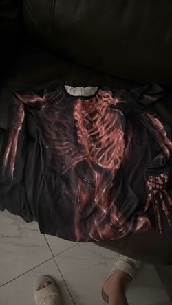 Halloween Skeleton Muscle Costume Shirt