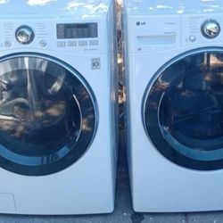 LG SET WASHER AND ELECTRIC DRYER PERFECT CONDITION LIKE NEW WORKING PERFECT 