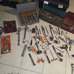 Mixed Tools Bundle And Accessories All For The Price .Brand New Pipe Flaring Tool .Nail Punchesbolts .Nuts Washers.wire Nuts Pipe Clamps .Allen Wrenc 