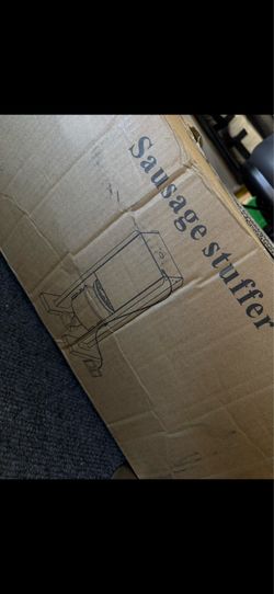 Electric Sausage Stuffer Machine ready for hunting season.