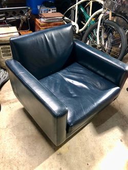 Free faux leather accent chair