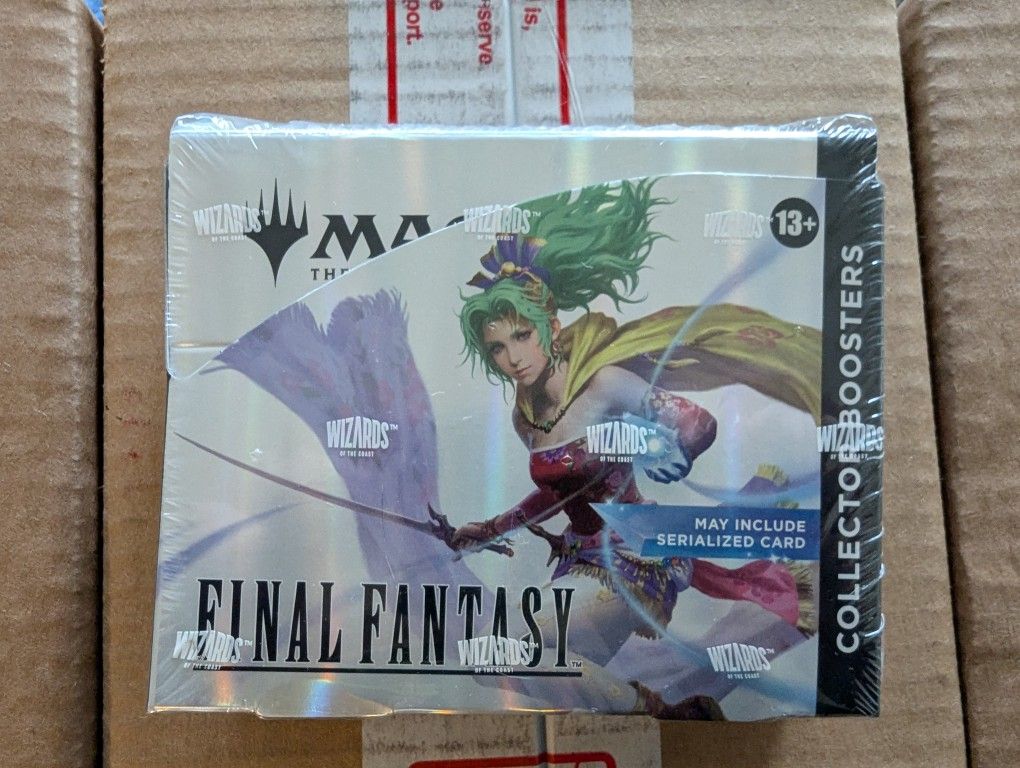 Final Fantasy Magic The Gathering Sealed Collector Booster Box Display