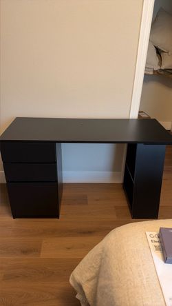Black Desk/Vanity