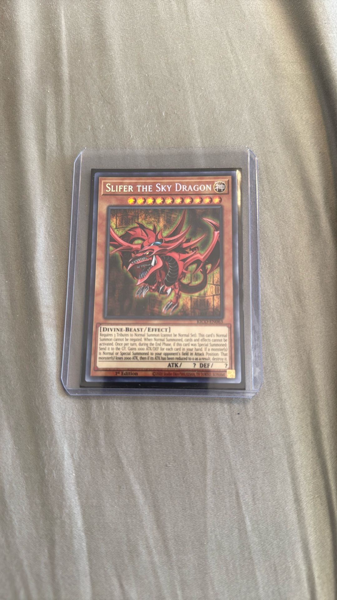 Slifer The Sky Dragon (pharaoh’s Rare)