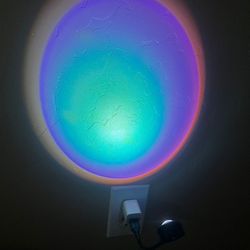 Plug In Circle Light Projector 