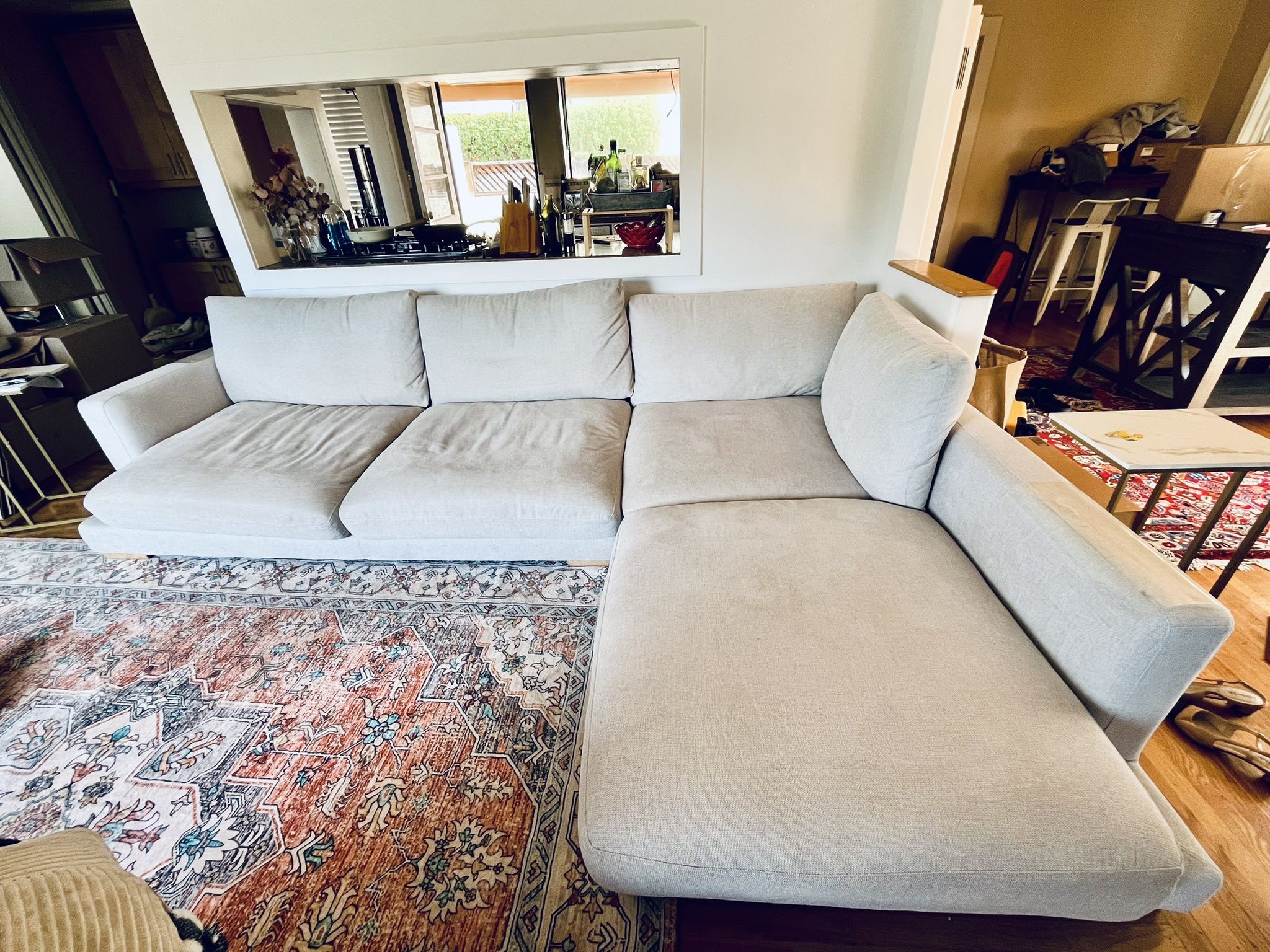 Living Spaces L Shaped Sectional