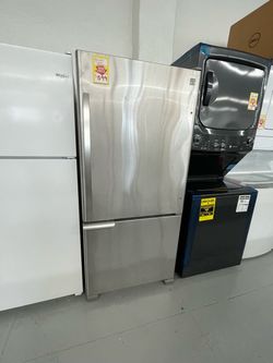 Used Kenmore 29 1/2 Bottom Freezer Refrigerator-Stainless Steel- 3 Months Warranty