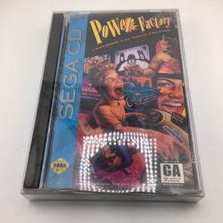 Power Factory Featuring C+C Music Factory (Sega CD) - CIB Complete w/ Manual & Foam Insert - Perfect Hinges